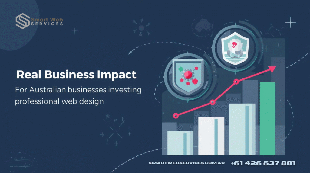 Australian businesses that invest in professional web design report better results, including: